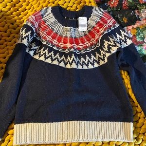 Roots brand new sweater
